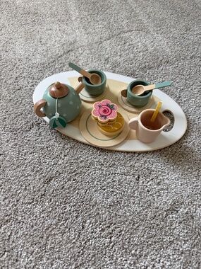 Wooden Montessori Play Tea Set